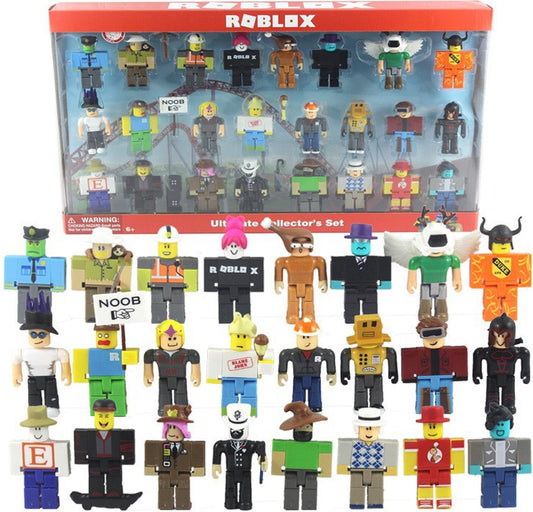 24x Speel en Verzamelfiguren - speelfiguren - verzamelfiguren - actiefiguren - 24 stuks - Roblox - Virtual World Figuur Blokken