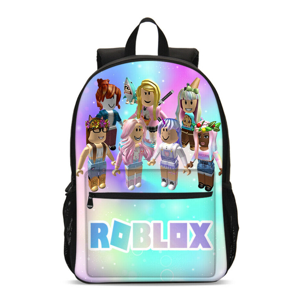 3 pcs/set Roblox Print Kids Jongens Rugzak SchoolTas + Etui + Crossbody Schoudertas