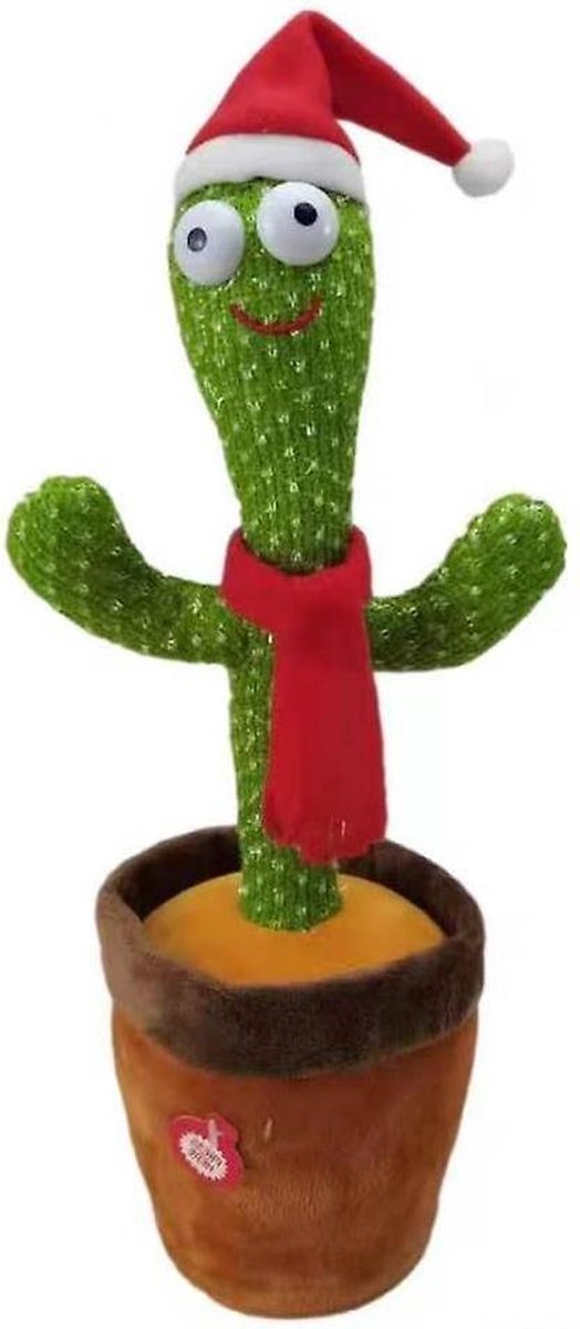 Sing Cactus Mimicking Toy,Funny Dancing Cactus Toy,Cactus Plush Toy,Doll Early Childhood Education Toys,Can mimic Speaking,Sing,Repeat,LED