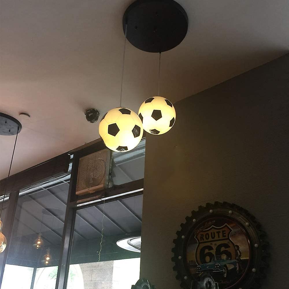 Voetbal Plafondlamp, Creatieve Voetbal Plafondlamp Moderne Led Verlichting, Kinderkamer Kroonluchter, Binnenverlichting, Slaapkamer Verlichting