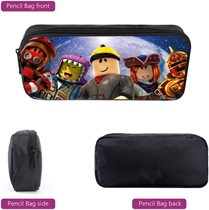 3 pcs/set Roblox Print Kids Jongens Rugzak SchoolTas + Etui + Crossbody Schoudertas