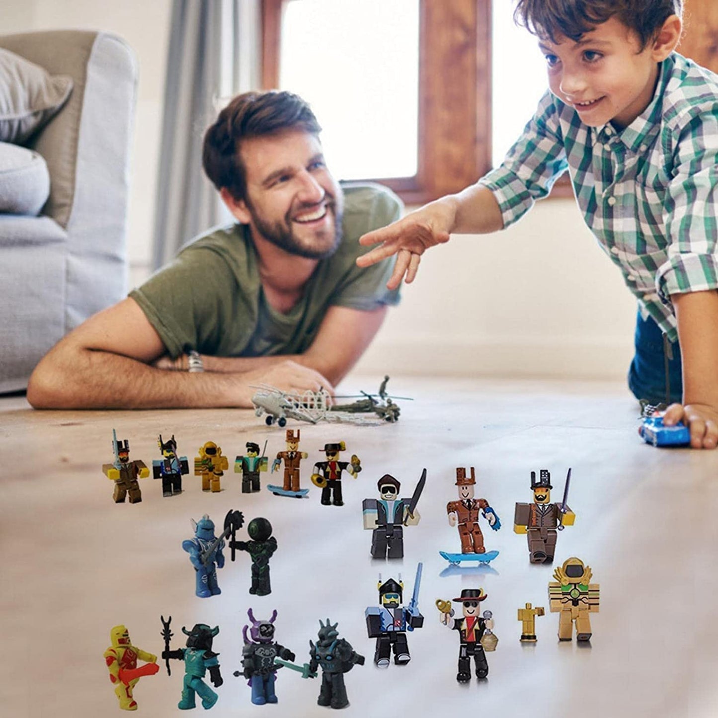 24x Speel en Verzamelfiguren - speelfiguren - verzamelfiguren - actiefiguren - 24 stuks - Roblox - Virtual World Figuur Blokken