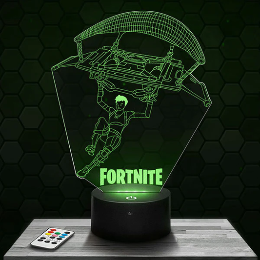 Nachtlamp – 3D lamp – 16 Kleuren – Bureaulamp – Fortnite - Sfeerlamp – Nachtlampje Kinderen – Creative lamp - Met afstandsbediening